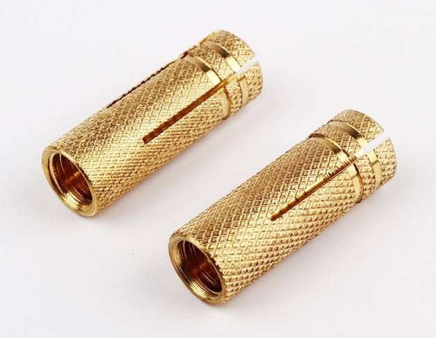 Knurled Brass Anchors